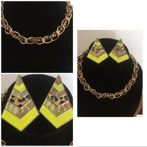 New necklace and earrings set